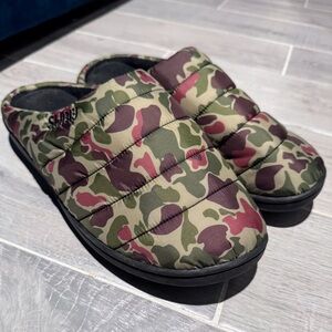 Subu Quilted Slippers: Unisex Stylish Camouflage Slip-Ons
